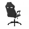Aspect Adjustable Racing Gaming Chair in Black Faux Leather and Red Mesh with Lumbar Support Pillow 08
