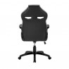 Aspect Adjustable Racing Gaming Chair in Black Faux Leather and Red Mesh with Lumbar Support Pillow 05