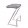 Armen Living Atlantis 26" Counter Height Backless Barstool 004