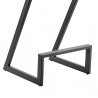 Armen Living Atlantis 30" Bar Height Backless Brushed Stainless Steel Bar Stool