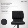 Armen Living Bardot Adjustable Swivel Bar Stool  010