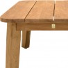 Armen Living Bahamas Outdoor Rectangular Teak Wood Coffee Table Other Half View
