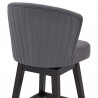 Armen Living Brandy 30" Counter Height Wood Swivel Barstool In Espresso Finish 003