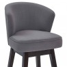 Armen Living Brandy 30 Height Wood Swivel Barstool In Espresso Finish 008