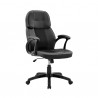 Armen Living Bender Adjustable Racing Gaming Chair In Faux Leather With Dark Grey Accents 03