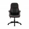 Armen Living Bender Adjustable Racing Gaming Chair In Faux Leather With Dark Grey Accents 011 - Armen Living Bender Adjustable Racing Gaming Chair In Faux Leather With Dark Grey Accents 011