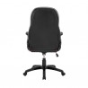Armen Living Bender Adjustable Racing Gaming Chair In Faux Leather With Dark Grey Accents 010