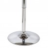 Armen Living Bentley Adjustable Pub Table in Chrome Metal finish