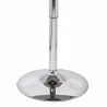 Bentley Adjustable Pub Table in Walnut Wood and Chrome finish - Bentley Adjustable Pub Table in Walnut Wood and Chrome finish