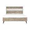 Armen Living Bridges Platform Bed in Two Tone Acacia Wood In Gray 01