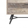 Armen Living Bridges 6 Drawer Dresser in Two Tone Acacia Wood Bottom