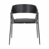 Bronte Wood and Metal Contemporary Dining Room Chairs Set of 2 04 - Bronte Wood and Metal Contemporary Dining Room Chairs Set of 2 04