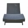 Armen Living Cabana Outdoor Adjustable Wicker Chaise Lounge Chair In Black  06 - Armen Living Cabana Outdoor Adjustable Wicker Chaise Lounge Chair In Black  06