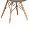 Armen Living Cassie Mid-Century Dining Chair In Walnut Wood And Faux Leather 06