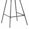 Armen Living Coronado Contemporary Counter Height Barstool In Brushed Gray Powder Coated Finish And Gray Faux Leather 006 - Armen Living Coronado Contemporary Counter Height Barstool In Brushed Gray Powder Coated Finish And Gray Faux Leather 006
