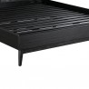 Armen Living Carnaby Platform Bed Frame In Black Brushed Oak Wood 010