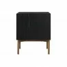 Armen Living Carnaby 2 Drawer Nightstand in Black Brushed Oak and Bronze 04 - Armen Living Carnaby 2 Drawer Nightstand in Black Brushed Oak and Bronze 04