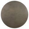 Armen Living Chester Modern Concrete and Acacia Round Coffee Table Top