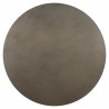 Chester Modern Concrete and Acacia Round Dining Table - Table Top