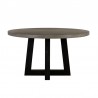 Armen Living Chester Modern Concrete And Acacia Round Dining Table In Medium Gray Concrete 01