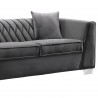 Cambridge Contemporary Loveseat - Arm Close-Up