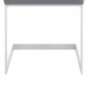 Armen Living Copen Contemporary Dining Chair In Brushed Stainless Steel And Gray Faux Leather - Set of 2 06