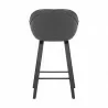 Armen Living Crimson Faux Leather And Wood Bar And Counter Height Stool In Gray 001 - Armen Living Crimson Faux Leather And Wood Bar And Counter Height Stool In Gray 001