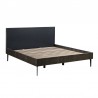 Armen Living Cross Dark Gray Solid Oak 3pc Bedroom Set 02