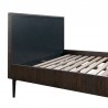 Armen Living Cross Dark Gray Solid Oak 3pc Bedroom Set 03