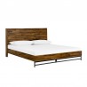 Armen Living Cusco 3 Piece Acacia King or Queen Bed And Nightstands Bedroom Set In Antique Acacia 03
