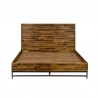 Armen Living Cusco Rustic Acacia Platform King or Queen Bed In Antique Acacia 06