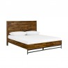 Armen Living Cusco Rustic Acacia Platform King or Queen Bed In Antique Acacia 02