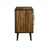 Armen Living Cusco Acacia Rustic Buffet Cabinet Side