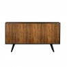 Armen Living Cusco Acacia Rustic Buffet Cabinet Back