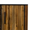 Armen Living Cusco Acacia Rustic Buffet Cabinet Door Handel 