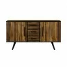 Cusco Acacia Rustic Buffet Cabinet - Front - Cusco Acacia Rustic Buffet Cabinet - Front