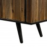 Cusco Acacia Rustic Buffet Cabinet - Leg Close-Up