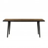 Armen Living Cusco Acacia Rustic Dining Table In Antique Acacia 02