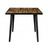 Cusco Acacia Rustic Dining Table - Side 