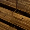 Cusco Rustic Acacia 6 Drawer Dresser - Dresser Close-Up - Cusco Rustic Acacia 6 Drawer Dresser - Dresser Close-Up