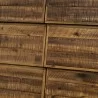 Cusco Rustic Acacia 6 Drawer Dresser - Cabinet Close-Up - Cusco Rustic Acacia 6 Drawer Dresser - Cabinet Close-Up