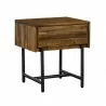 Armen Living Cusco Rustic Acacia Single Drawer Night stand In Antique Acacia 03 - Armen Living Cusco Rustic Acacia Single Drawer Night stand In Antique Acacia 03