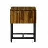 Armen Living Cusco Rustic Acacia Single Drawer Night stand In Antique Acacia 04 - Armen Living Cusco Rustic Acacia Single Drawer Night stand In Antique Acacia 04