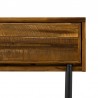 Armen Living Cusco Rustic Acacia Single Drawer Night stand In Antique Acacia 06