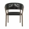 Doris Indoor Outdoor Dining Chair in Light Eucalyptus Wood with Charcoal Rope - Set of 2 3 - Doris Indoor Outdoor Dining Chair in Light Eucalyptus Wood with Charcoal Rope - Set of 2 3