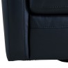 Armen Living Desi Contemporary Swivel Accent Chair in Black Genuine Leather 004