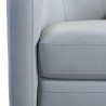 Armen Living  Desi Contemporary Swivel Accent Chair in Grey Genuine Leather  004