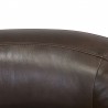 Armen Living  Desi Contemporary Swivel Accent Chair in Espresso Genuine Leather 005