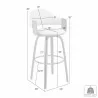 Armen Living Daxton 30" Seat Dimension - Armen Living Daxton 30" Seat Dimension