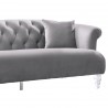 Armen Living Elegance Contemporary Sofa - Leg Close-Up